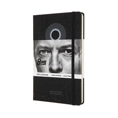Moleskine Limited Edition Notebook David Bowie, Large, Ruled, Black (5 X 8.25)