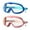 Blue + Pink, variant on Hariumiu Swimming Goggles for Kids 6-14, Anti-fog Swim Goggles with Adjustable Strap and Nose Clips for Swimming Pool Beach Boys Girls