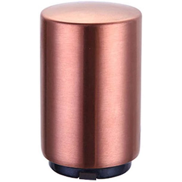 paquete creativo de acero inoxidable tipo empuje abridor de botellas de cerveza/vino para el hogar abridor de tapas conveniente automático - fácil de abrir una variedad de botellas,ro. Afortunado Sencillez