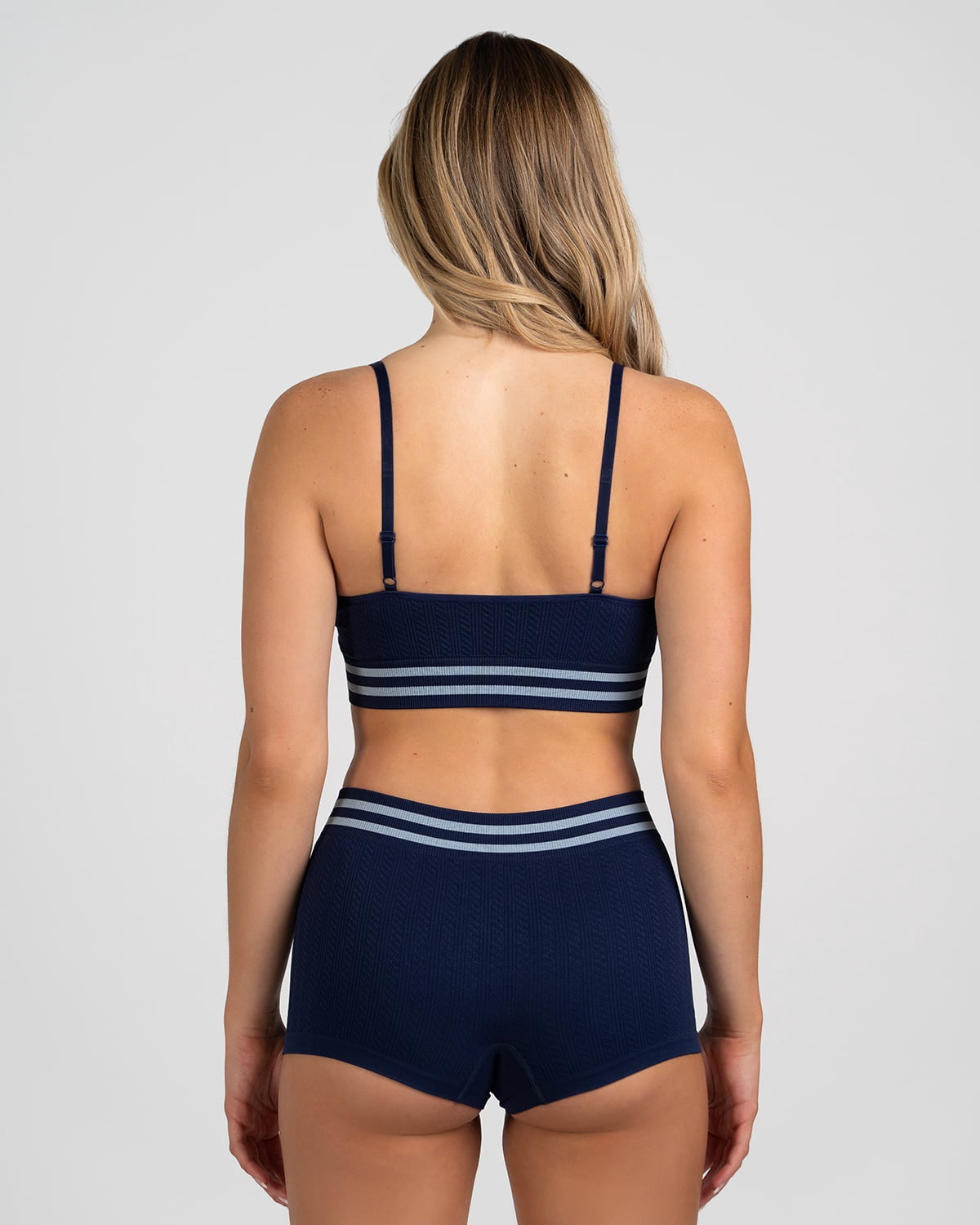 No Boundaries Seamless Triangle Bralette & Boyshort Set, 2-Piece, Women's XS-XXXL