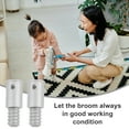 thumbnail image 5 of 2pcs Broom Extension Pole Adapter Tips Metal Threaded Handle Tips End Adapter, 5 of 5