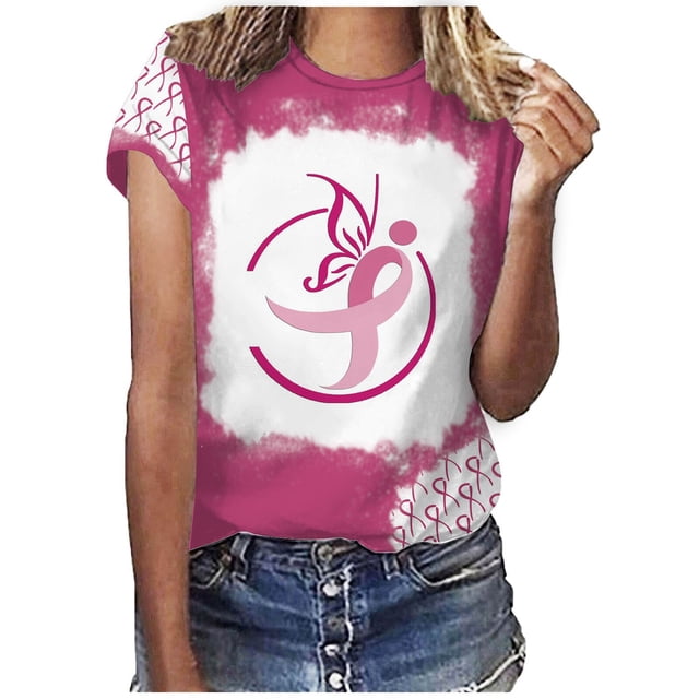 Blusa de manga corta con estampado de cuello redondo informal para mujer a la moda, Tops de verano Pompotops hkajfhjk457125