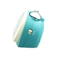 thumbnail image 3 of Seiko 4" Kita Bedside Bell Alarm Clock, Analog, Quartz Mint QHK054MLH, 3 of 4