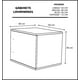 thumbnail image 2 of Gabinete Flotante para Baño Sin Llave Y Ovalin (Blanco/WENGUE) DECOMOBIL GABINETE DE ALMACENIMIENTO, 2 of 4