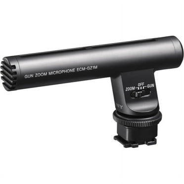 Sony Pro ECM-GZ1M Electret Condenser Microphone, Black