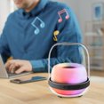 thumbnail image 1 of TopLLC Bluetooth Speaker With Lights Color Changing Portable Wireless Speaker LED Lighting Themes,Bluetooth Audio,Bluetooth Speaker Stereo Sound, 1 of 9