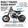 thumbnail image 2 of SYX MOTO TrailBlazer 40cc 4-Stroke Kids Gas Mini Dirt Bike, Automatic Off-Road Pit Bike for Beginners, Black, 2 of 4