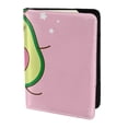 thumbnail image 2 of Pofeuu Cute Avocado Print Travel Document Organizer Passport Holder Men Women for Family (6.5 in x 4.5 in),Wallet Holder Credit Card Clutch Bag Case, 2 of 5