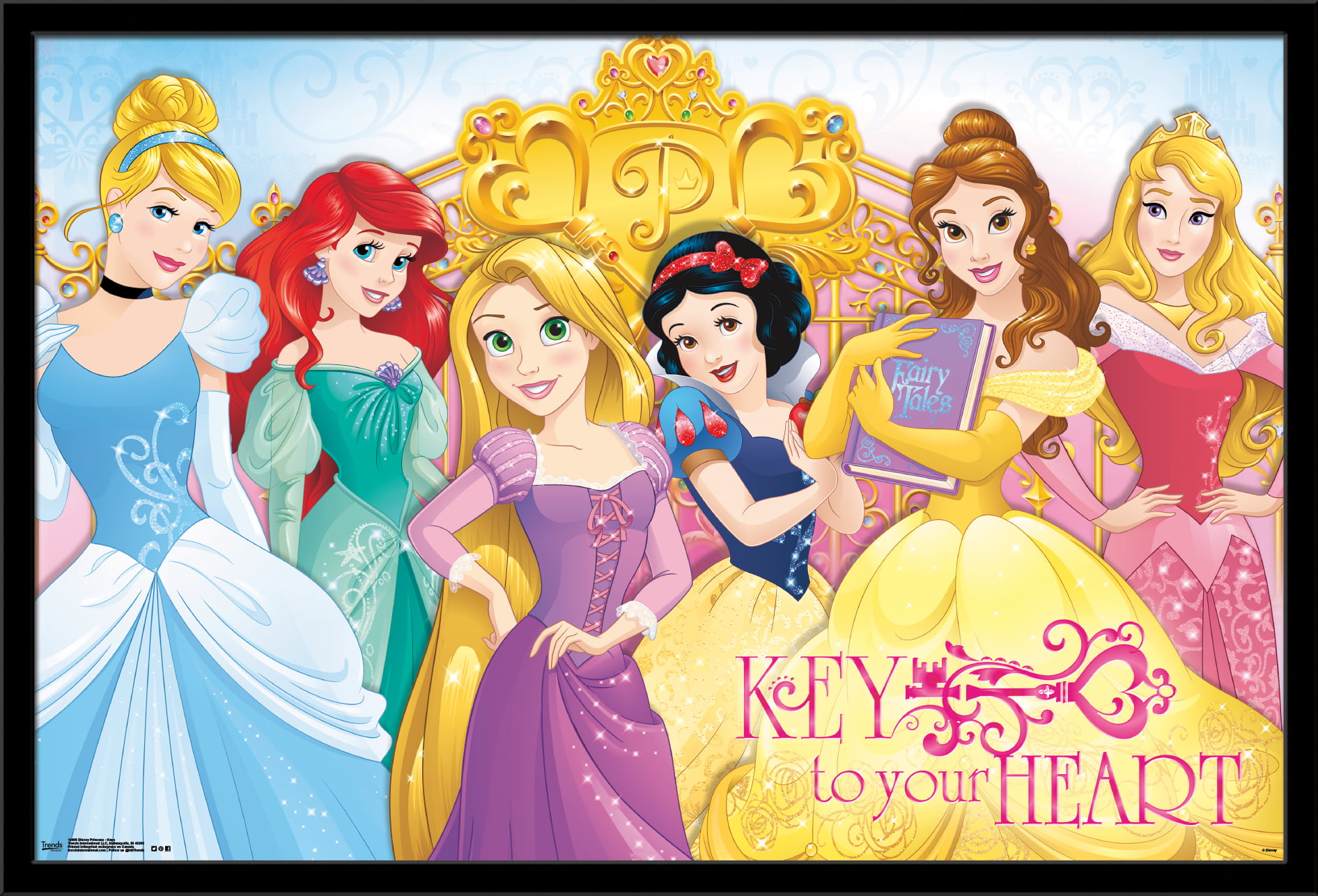 Disney Princess - Keys Wall Poster, 