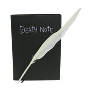 Notebook with Feather Pen Quill - Death Note 5.75x8" Notebook