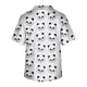 thumbnail image 3 of Men's Printing Short Sleeve V-neck Working Blouse Chest Pocket Carer TopM, 3 of 3