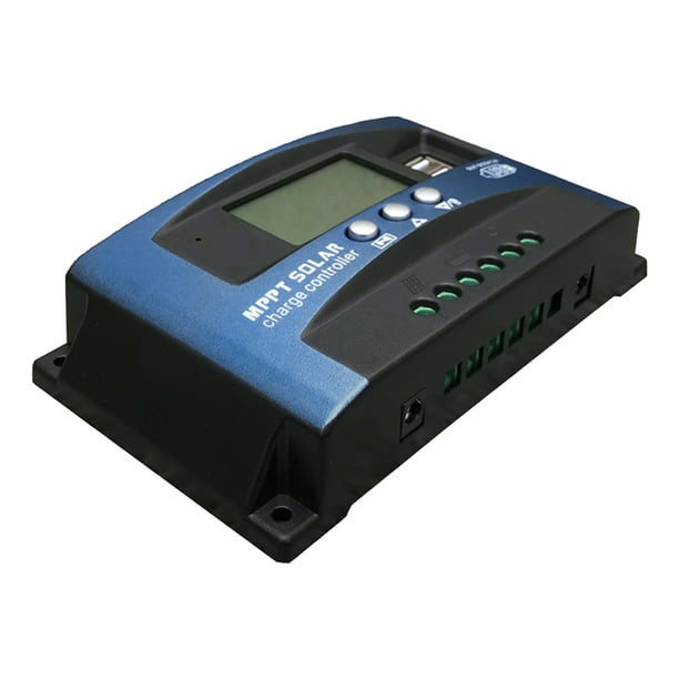 Bewildely Controlador de carga de energía Solar con pantalla Digital de 12/24V CC, 50A, protección contra sobrecarga, regulador de en tiempo Accesorios para electrodomésticos Bewildely HA065616-00