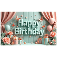 thumbnail image 3 of Colorful Design Happy Birthday Banner Balloon Decoration Gift Box Floral Elements for Birthday Party Celebration Photo Shoot Event Decoration, 3 of 8
