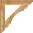 thumbnail image 3 of Ekena Millwork 6"W x 40"D x 40"H Olympic Slat Rough Sawn Bracket, Western Red Cedar, 3 of 4