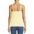 thumbnail image 2 of No Boundaries Ribbed Cami Top, 1 or 5-Pack, Women's, 2 of 5