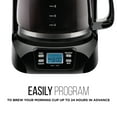 Chefman 12Cup Programmable Coffee Maker, Round Stainless Steel