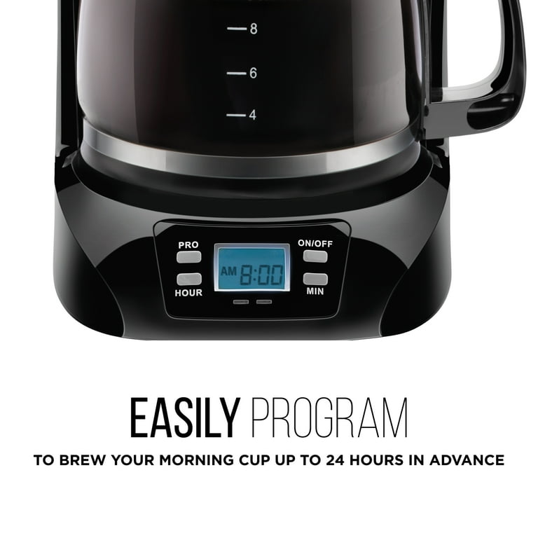 Chefman Stainless Steel Programmable Electric Coffee Maker