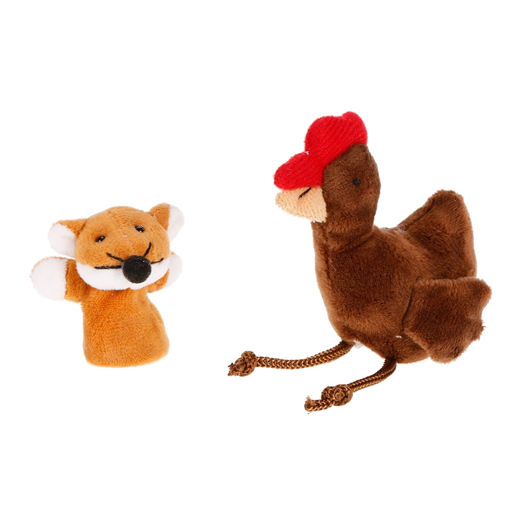 fox finger puppet