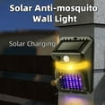 thumbnail image 4 of Electric Electronic Bug Zapper Insect Repellent Solar Mosquito Killer LED Lighting Square-shaped Camping Lamp Polycarbonate, 4 of 5