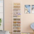 thumbnail image 2 of Shoe Rack, Sturdy Metal Shoe Rack Organizer,Narrow Shoe Rack,Shoe Racks for Closets,Shoes Rack,Shoe Stand,Shoe Shelf, 2 of 15