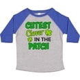 thumbnail image 3 of Inktastic Cutest Clover in the Patch with Four Leaf Clovers Boys or Girls Toddler T-Shirt, 3 of 5