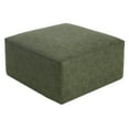 thumbnail image 2 of Christopher Knight Home Modern PU Leather Square Ottoman, Versatile Footrest & Side Table, Green, 2 of 8