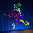 thumbnail image 4 of Magician Neon Sign, Halloween Decor, Halloween Light Decor, 4 of 4