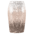 thumbnail image 5 of PrettyGuide High Waist Sequin Skirts Comfortable Vintage Clothes for Women Wedding Dress Silver/Champagne/Coffee, 5 of 7