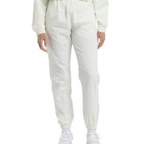 Reebok Womens Logo Casual Jogger Pants, Beige, Large