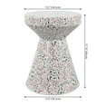 thumbnail image 5 of JONATHAN Y Xenia 17.75" Modern Bohemian Terrazzo Indoor/Outdoor Drum Accent Table, Multi, 5 of 9