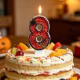 thumbnail image 7 of VAIFTILNO Halloween Themed Birthday Candles, Number Candles 0-9, Numeral Cake Topper with Spider & Web Decor for Halloween Cake Decor (More Styles), 7 of 7