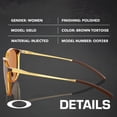 thumbnail image 2 of Oakley OO9288 Sielo Round Shaped Polarized Sunglasses for Women - Includes Official Eyewear Kit - Polished Brown Tortoise Frame with Prizm Bronze Lens, 2 of 6