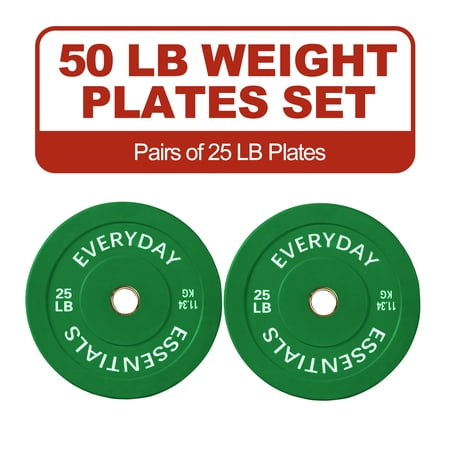 Sprint Demon 2" Olympic Bumper Weight Plates，with Steel Hub，Black & Colour Options, Multiple Weights & Sets，for Home Gym Strength Training