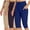 Khaki, variant on Womens Pants,3Pc Womens Knee Length Leggings High Waisted Yoga Workout Exercise Capris