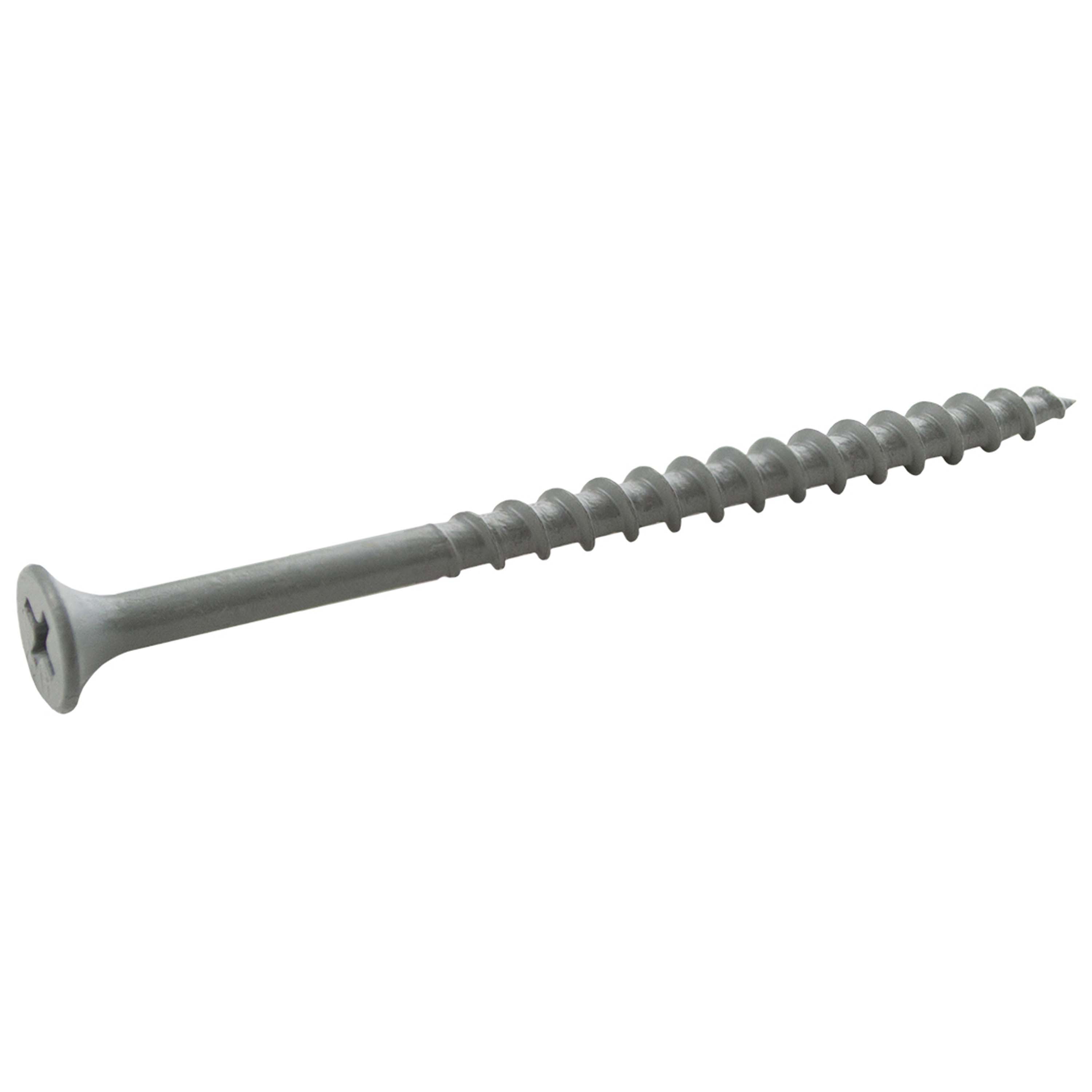 ACQ Rated/Coated Exterior Wood 1lb./Pack Grip-Rite Wood Screw #8 x 3 in