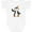 AA-White, variant on Inktastic Cute Penguin, Penguin With Party Hat Boys or Girls Baby Bodysuit