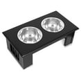 thumbnail image 3 of Internet's Best Traditional Elevated Pet Feeder - 2 Small Dog Food Bowls, 3 of 9