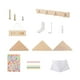thumbnail image 1 of Estante para juguetes de peluche, organizador colgante para colgar en la pared, ahorro de espacio, doble capa para habitaciones de niños, 1 of 9