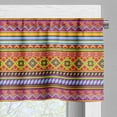 thumbnail image 3 of Ambesonne Mexican Valance Pack of 2, Folk Vintage Geometric, 54"X12", Multicolor, 3 of 5