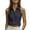 #372-Dark Gray, variant on Women's Sleeveless Button Down Shirts Hidden-Button Front Collared Dressy Casual Blouses Loose Office Tank Tops