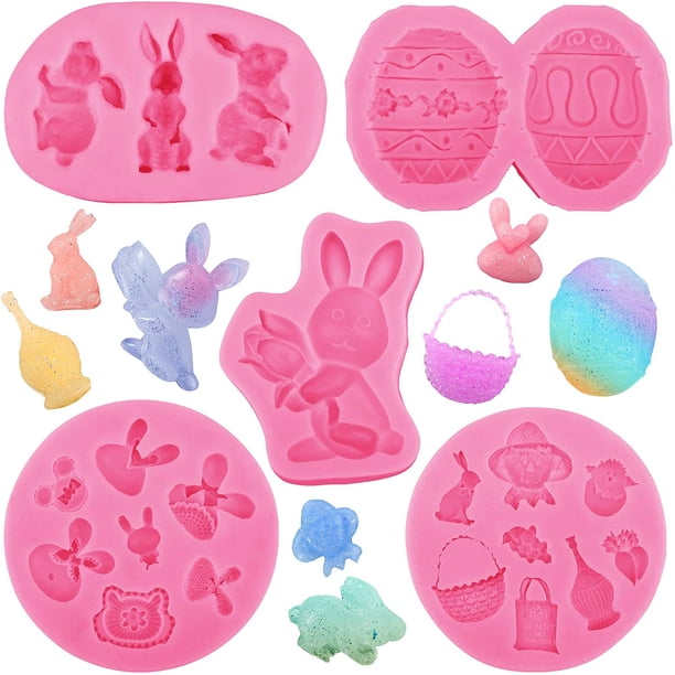 MIYAHOUSE Balloon Silicone Mold Set Of 4 – For Fondant, Chocolate, Gum Paste & Cake Decorating