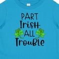 thumbnail image 4 of Inktastic Part Irish All Trouble St. Patrick's Day with Green Clovers Boys or Girls Baby T-Shirt, 4 of 5