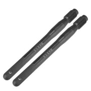 2pcs Black Carbon Steel Wheel Hangers Alignment Pin Tire Studs Tool M14 x 1.5 for Car