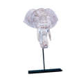 thumbnail image 2 of Estatua de elefante, escultura de animal, coleccionable, figura de arte de resina decorativa, decoración de escritorio para dormitorio, , enci, 2 of 8