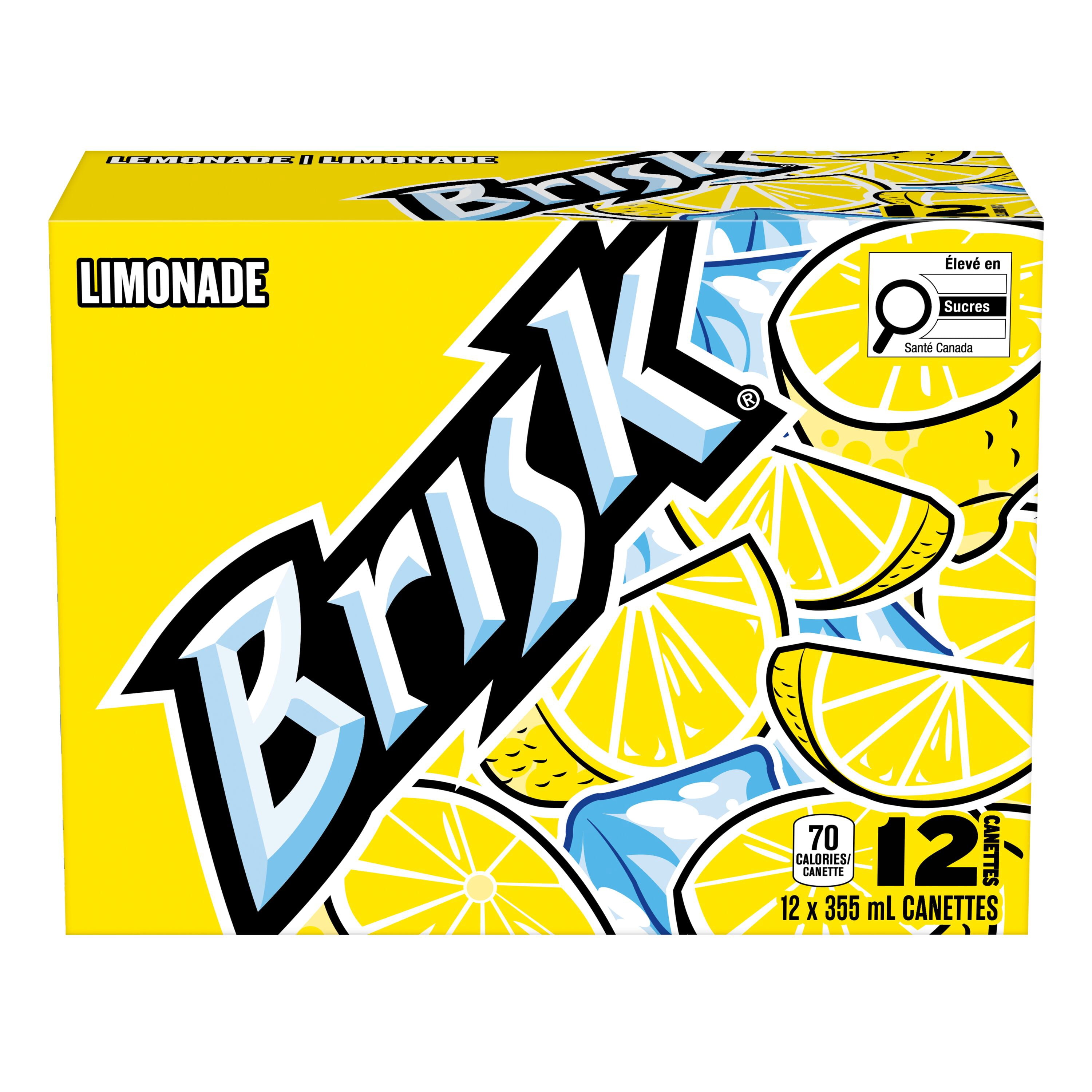 Brisk Lemonade Iced Tea 12 x 355 mL, Cans