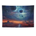 thumbnail image 5 of Creowell  Solar System Astronaut Tapestry Space Poster Decorative Painting Canvas Wall Tapestry And Art Picture Print Modern Family Bedroom Decor Posters 60x40 Inch 60x40in, 5 of 7