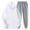 White, variant on GZWYHT Sets for Women Lounge Sets for Women Women With Pants Hoodie Plus Leisure Winter Fleece Hooded Plush Women Suits Two Piece Sets for Women Comfy Sets for Women Clothing Purple 3XL