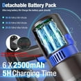 thumbnail image 3 of Aspirador inalámbrico KCLASO 550W 45KPA con batería de 2500mAh, 3 of 6