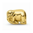 thumbnail image 1 of 925 Sterling Silver Gold-plated Reflections Elephant Bead; for Adults and Teens; for Women and Men, 1 of 1