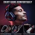 thumbnail image 6 of Wireless Gaming Headset, 2.4GHz Wireless Gaming Headphones with Detachable Noise Canceling Mic, 7.1 Surround Sound, 30Hr Battery Gamer headset for PS5, PS4, PC, Switch, Laptop, 6 of 9